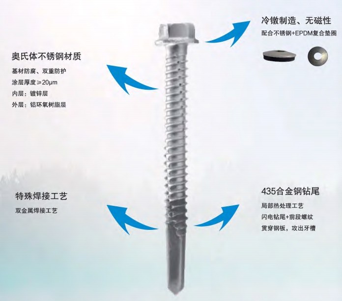 美得力304复合钉